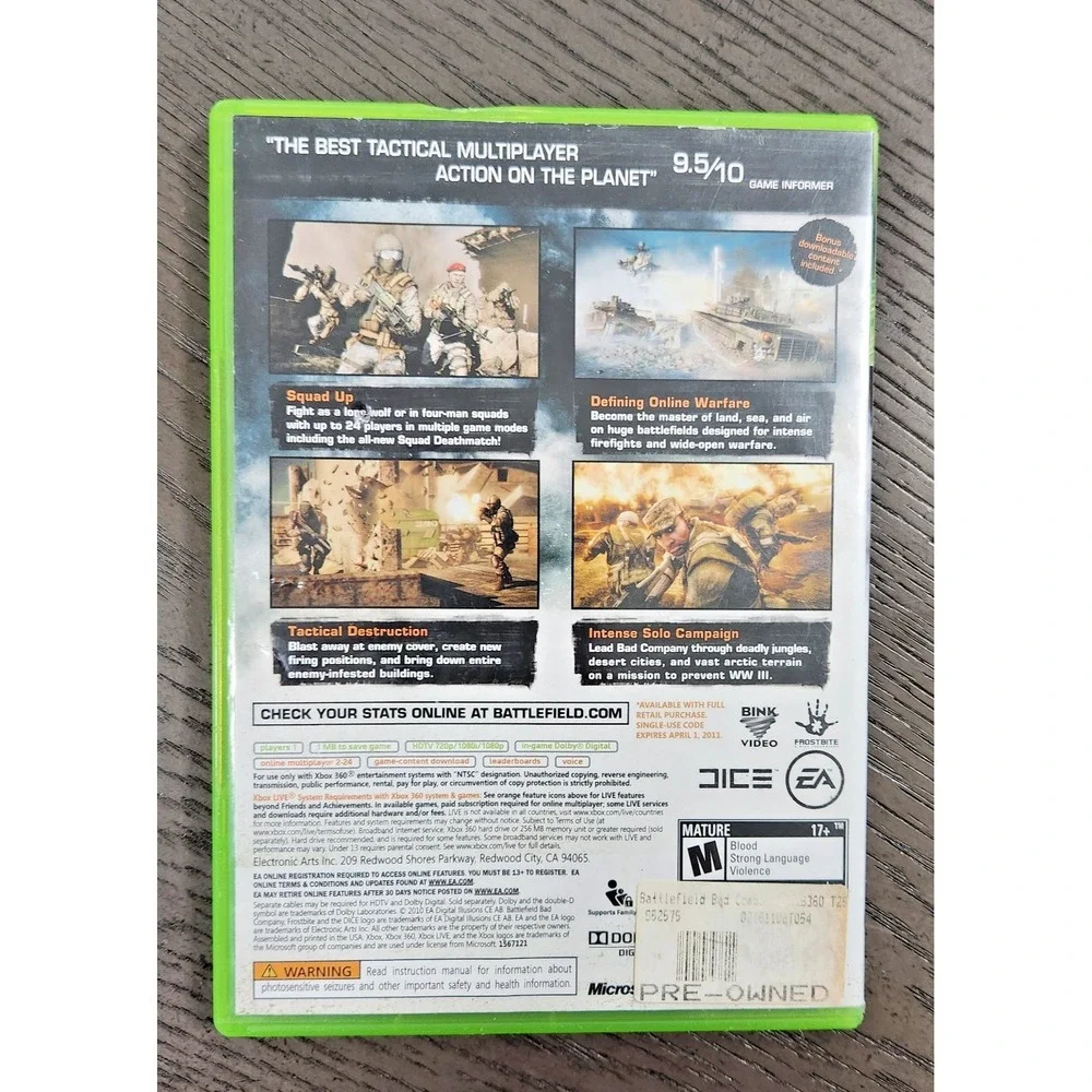 Xbox 360 - Battlefield Bad Company‎ 2